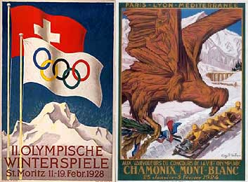 第一届与第二届奥运会海报