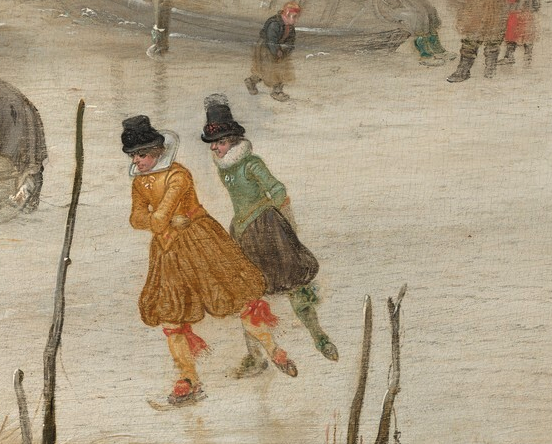A Scene on the Ice Painting by Hendrick Avercamp